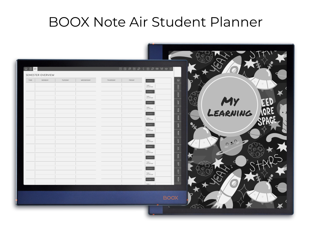 ONYX BOOX - Student Planner