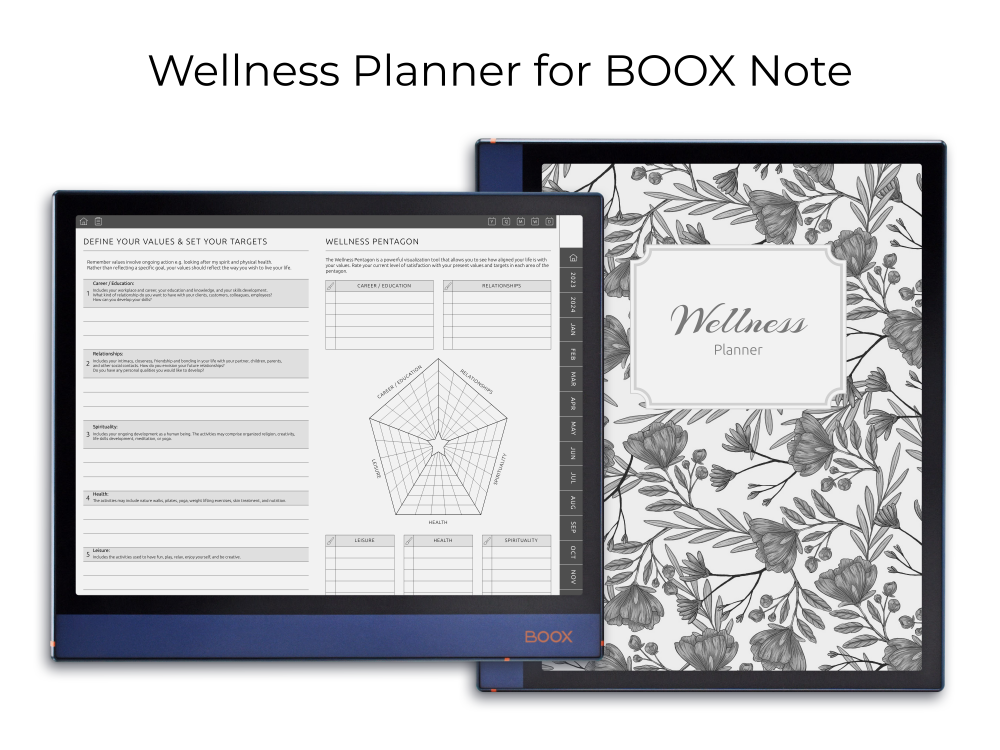 ONYX BOOX - Wellness Planner