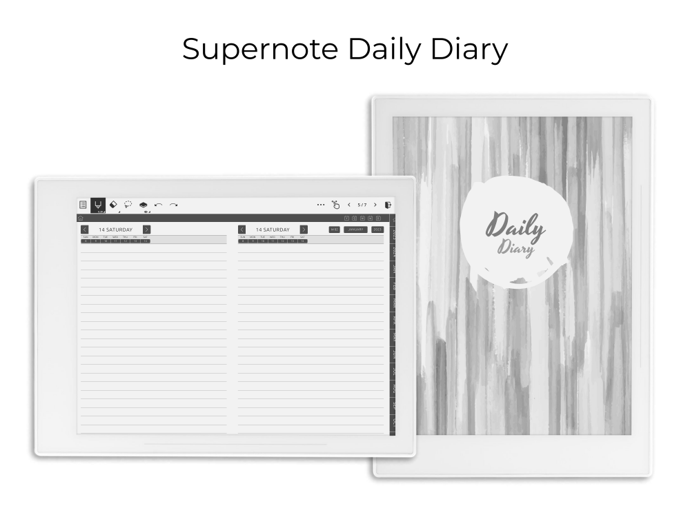 Supernote Diary Notebook