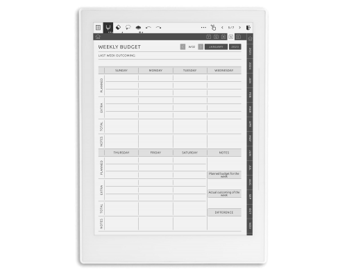 Supernote Budget Planner 2023 &amp;amp; 2024: Get Your Planner Template PDF