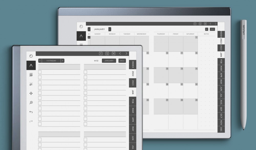Productivity Planners for reMarkable