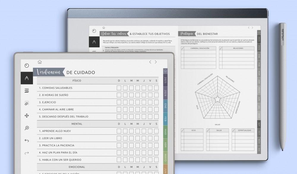 reMarkable Wellness Planners & Templates