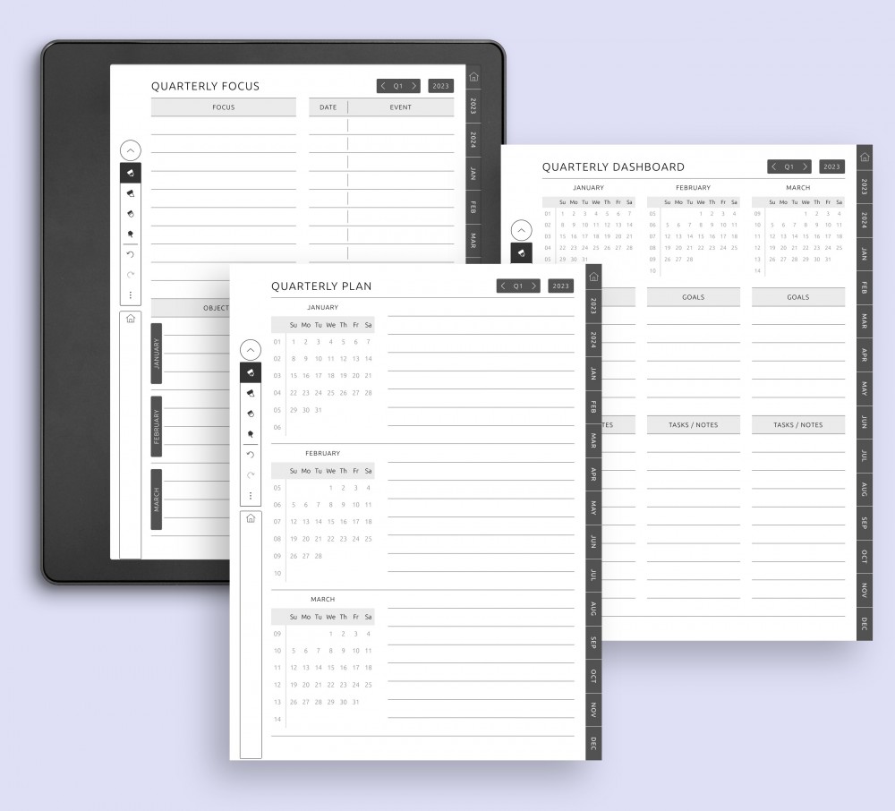 Quarterly Pages for Kindle Scribe