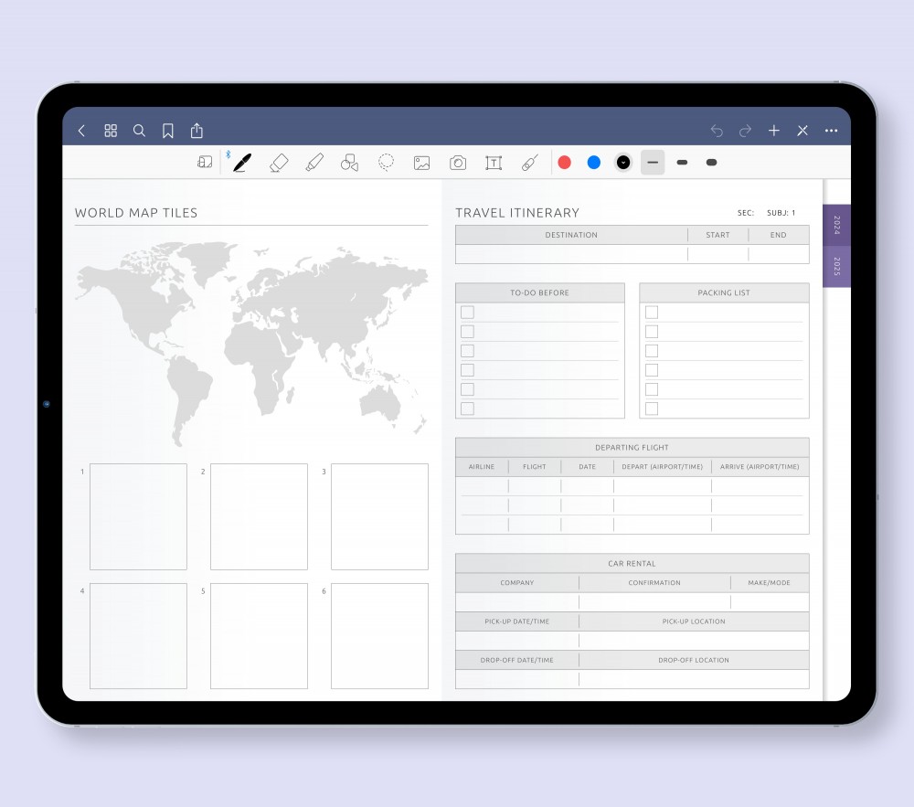 ✈️ Travel Made Simple  for Digital Planner