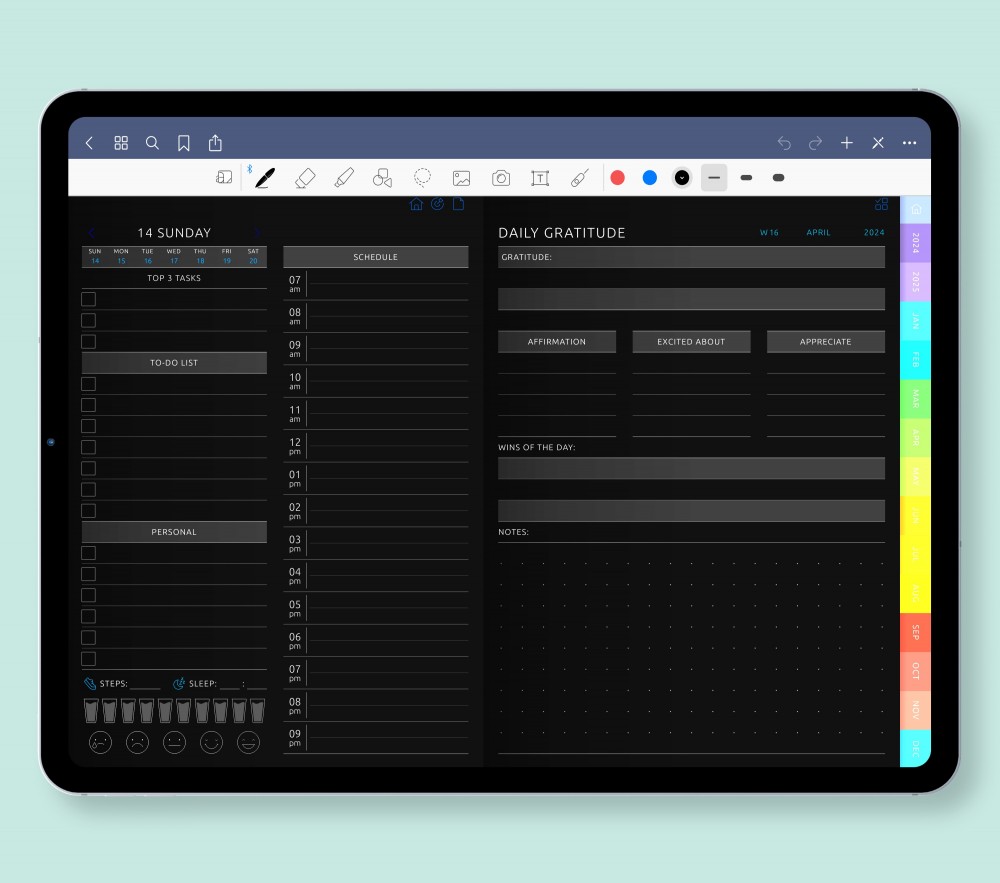 Daily Insights and Inspiration  for Digital Planner