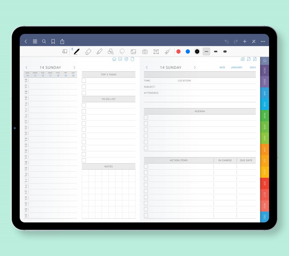 Master Your Day  for Digital Planner