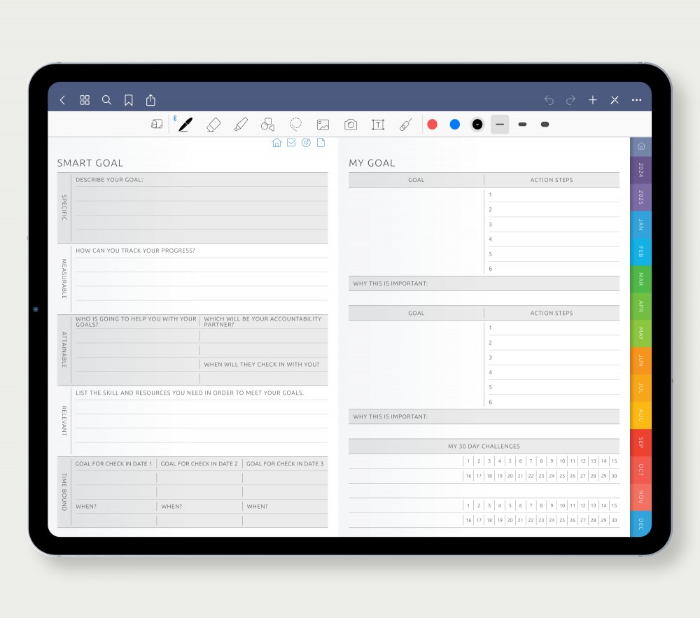 2024 Planner, Printable Daily Agenda, Project Planner