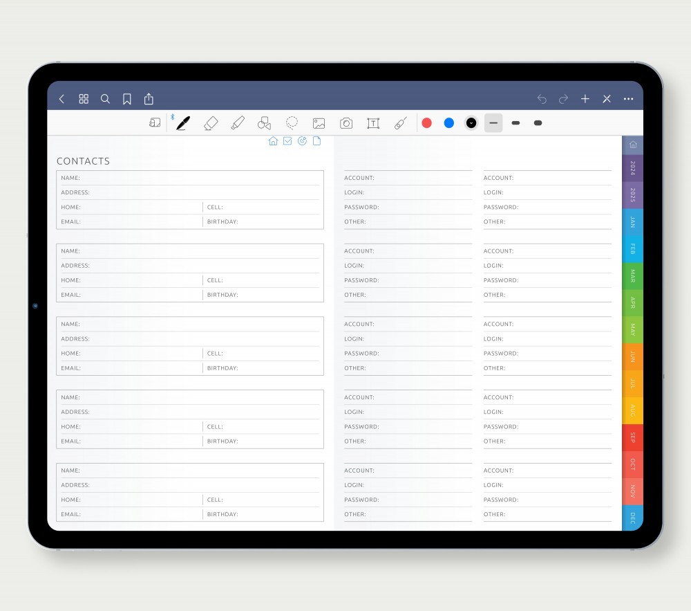 All Your Essentials in One Place: The 'Others' Section  for Digital Planner