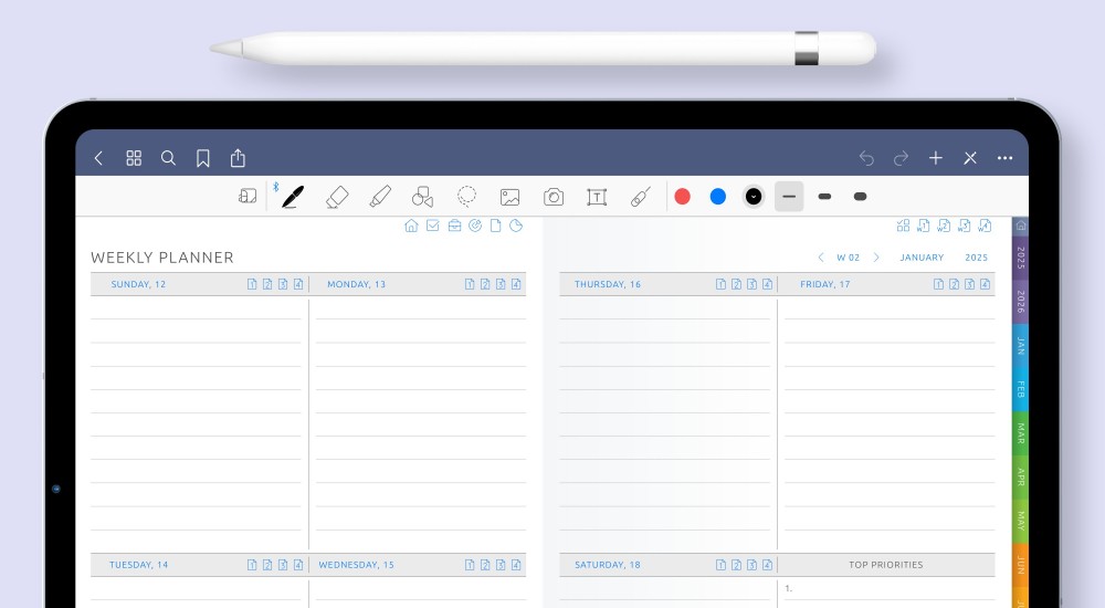 Android & iPad Digital Shop Planner 