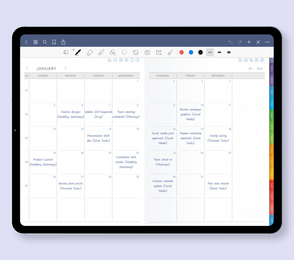 Monthly Growth Tools for Your Shop  for Digital Planner