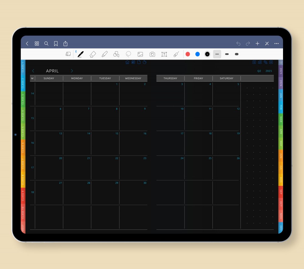 📅 See the Bigger Picture, Month by Month Template for Digital Planner 📅 See the Bigger Picture, Month by Month for Digital Planner