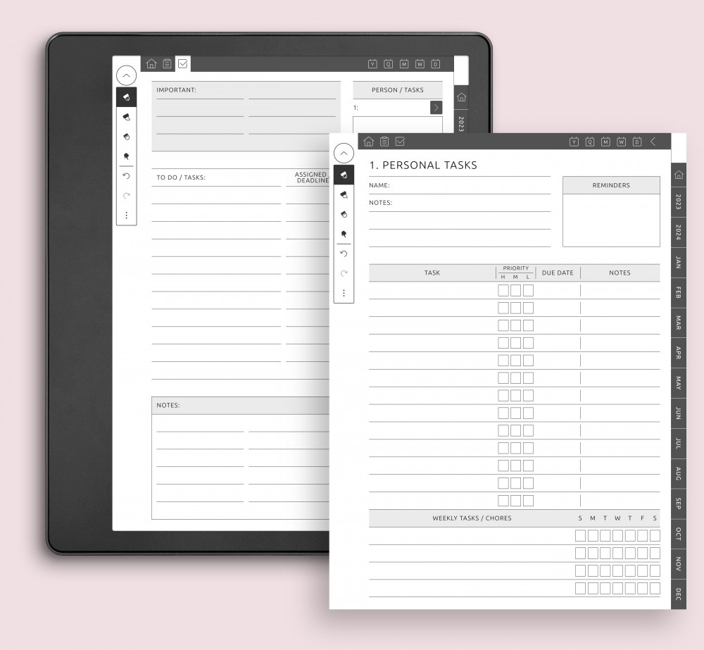 Task Pages for Kindle Scribe