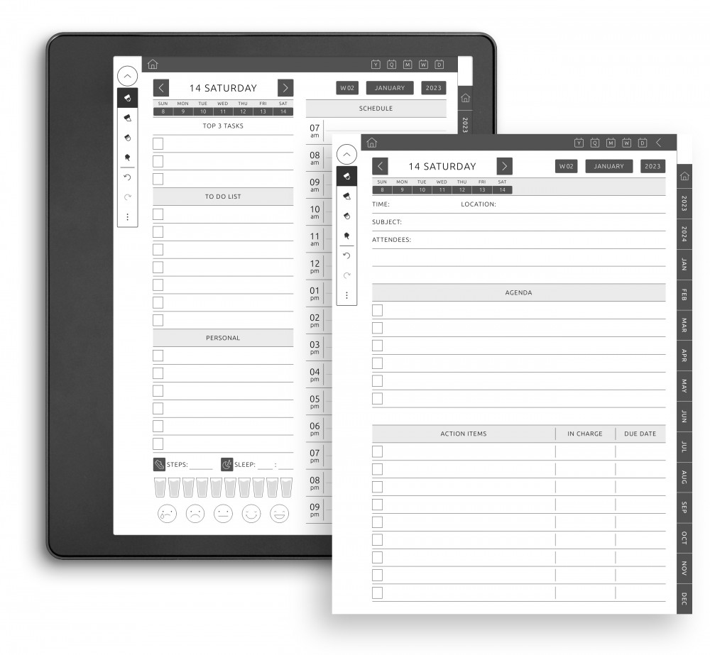 Combine Daily Pages for Kindle Scribe