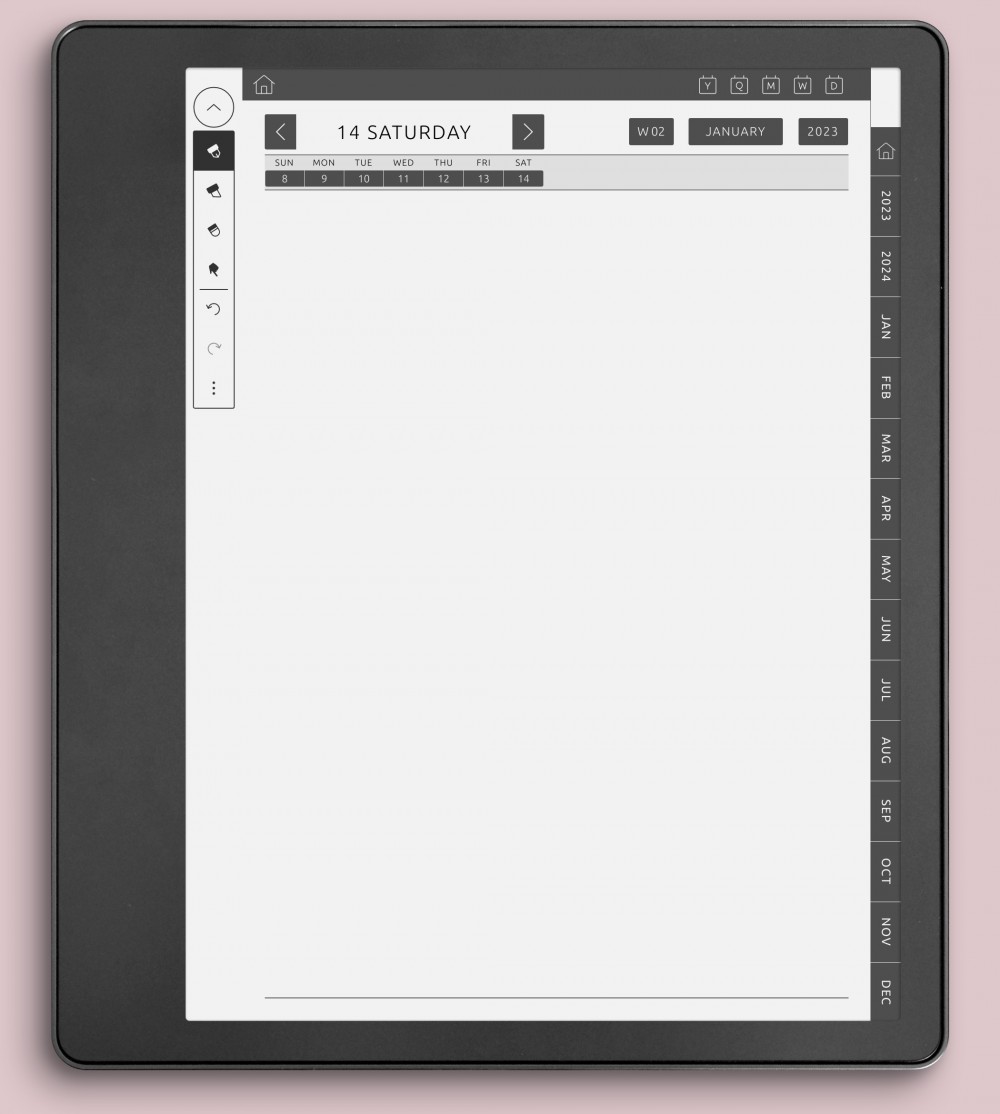 Sketchbook Page for Kindle Scribe