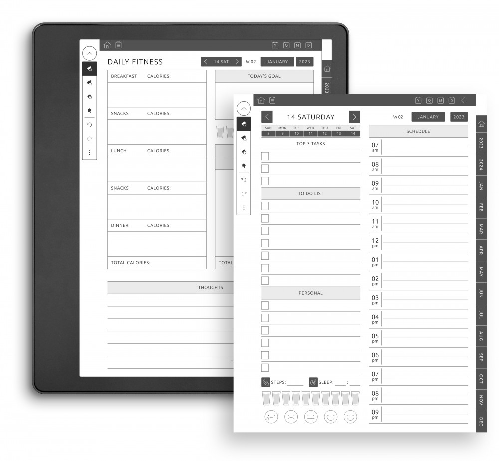 Daily Schedule for Kindle Scribe
