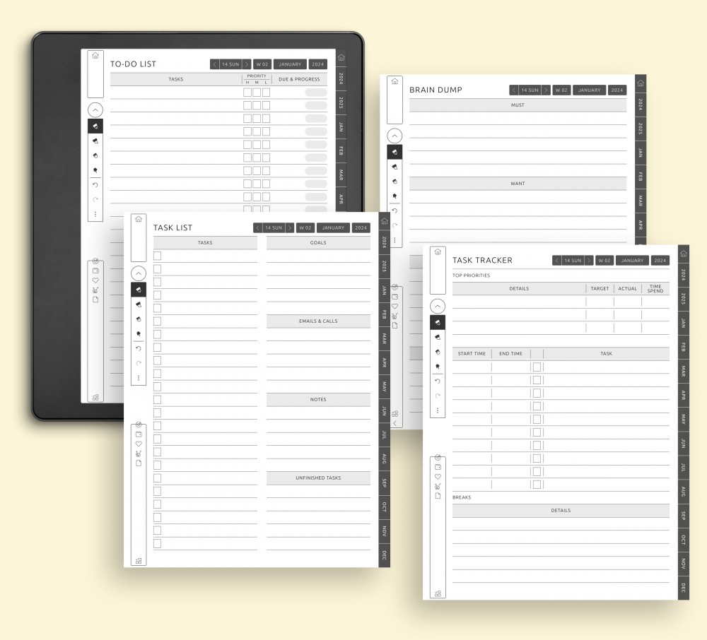 Boost Your Efficiency: Elevate Task Management with Our Planner for Kindle Scribe