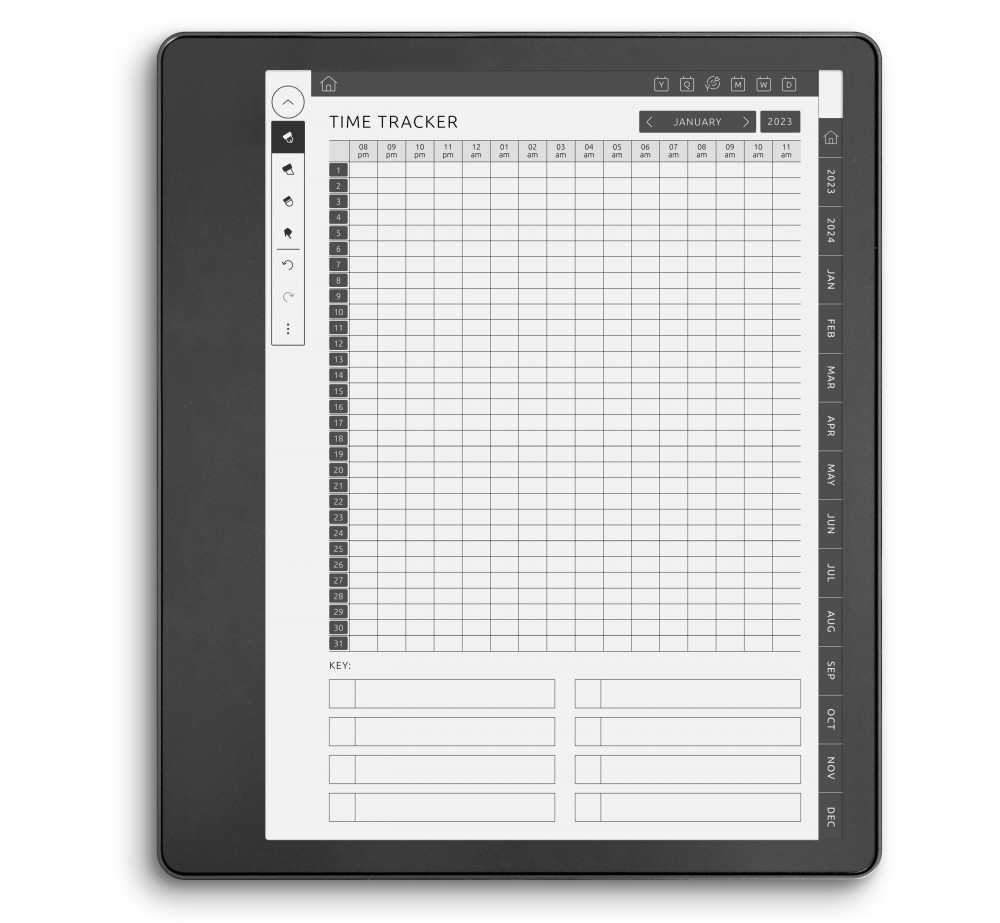 Time Tracker for Kindle Scribe