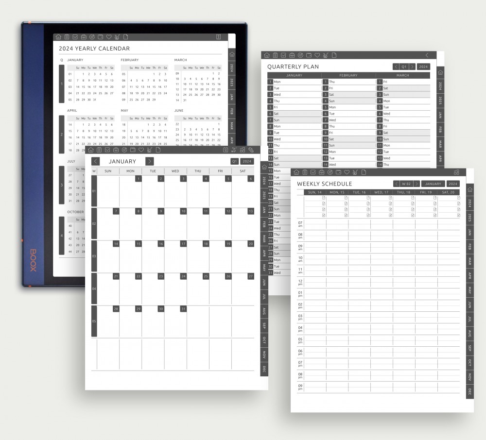 Download Ultimate Digital Planner for ONYX BOOX