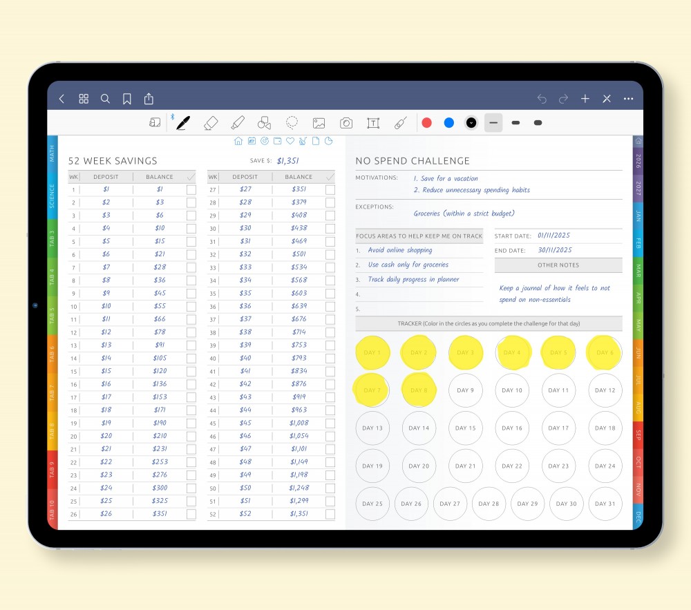 Financial Foresight: Comprehensive Budgeting & Saving Tools Template for Digital Planner Financial Foresight: Comprehensive Budgeting & Saving Tools  for Digital Planner