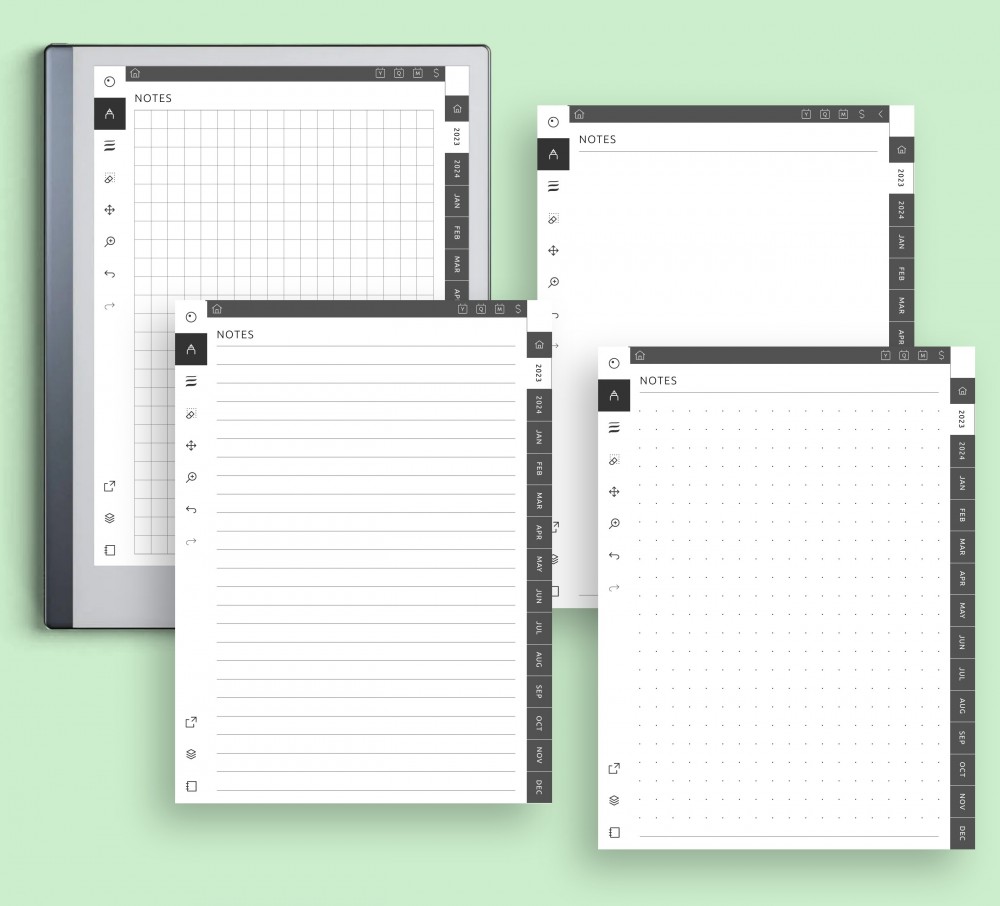 reMarkable Budget Planner for GoodNotes, Notability, Noteshelf