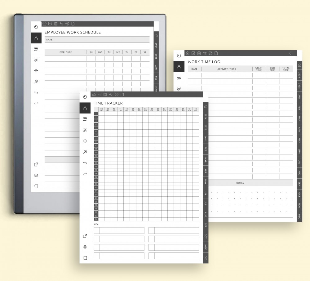 Boost Your Workplace Efficiency: Essential Templates for Productivity Template for reMarkable