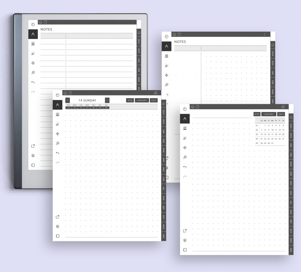 📅 Personalized Daily Planning! Template for reMarkable