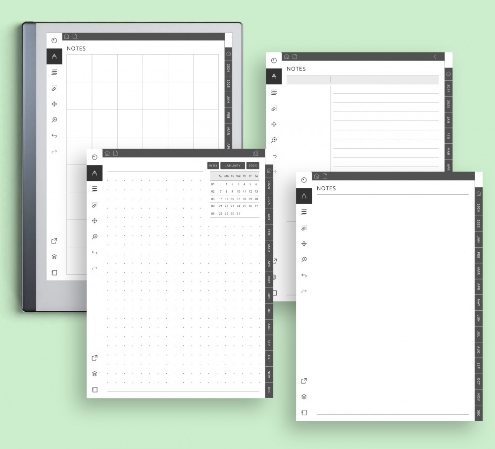 Ignite Your Daily Creativity and Enhance Note-Taking with the Daily Sketchbook Template for reMarkable