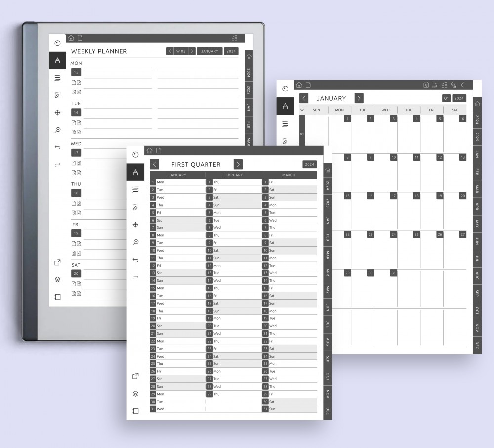 Effortless Scheduling Made Simple: Seamlessly Manage Your Appointments, Meetings, and Events Template for reMarkable