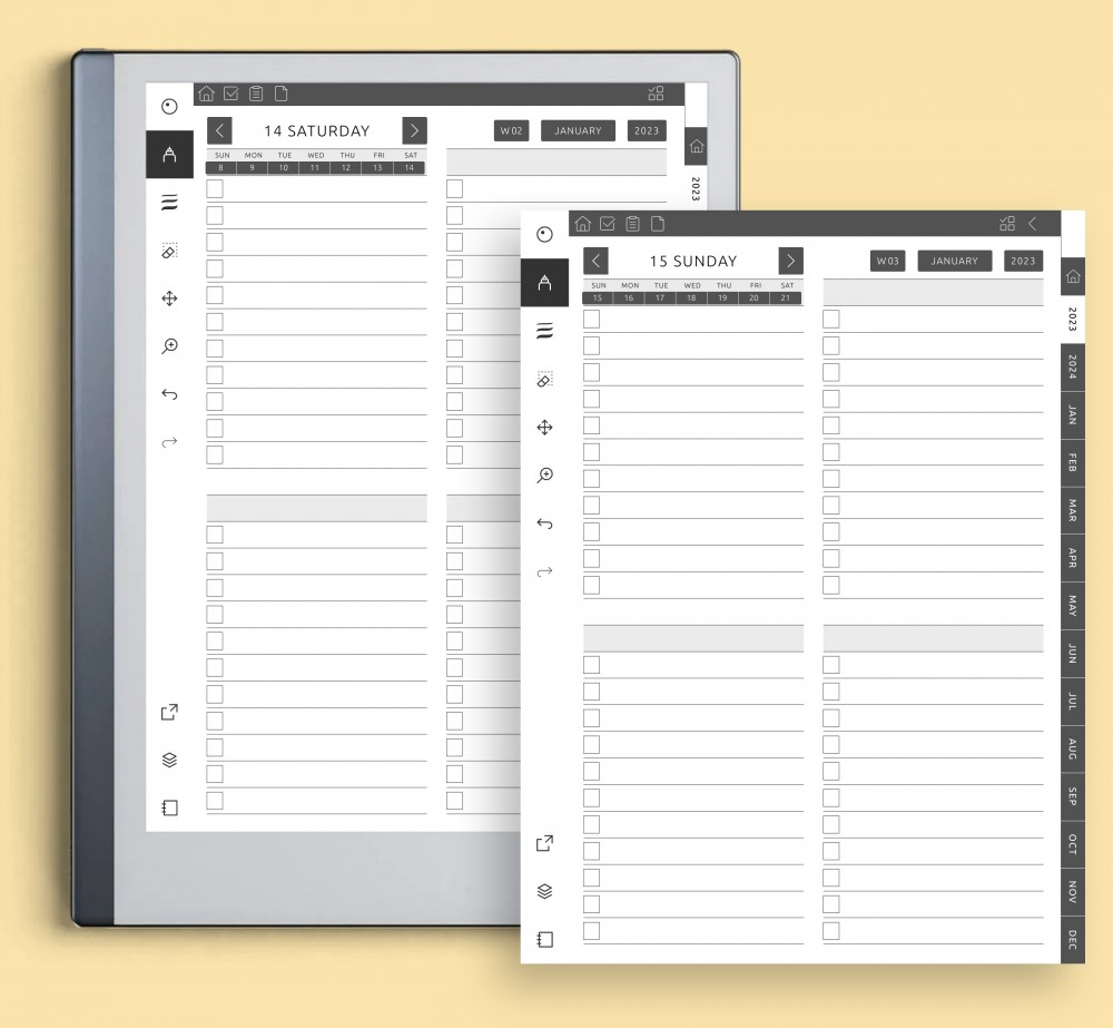 Daiy To Do List  for Digital Planner