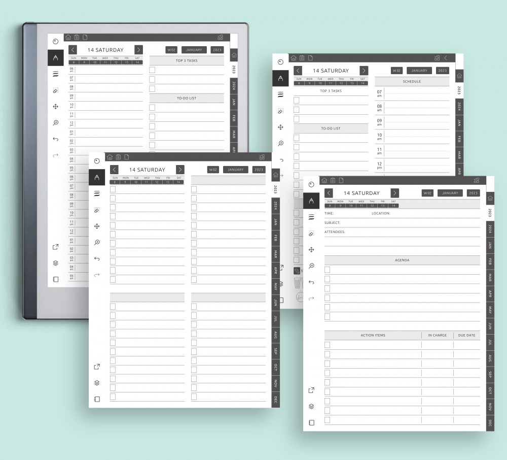 reMarkable Meeting Notes for GoodNotes, Notability, Noteshelf