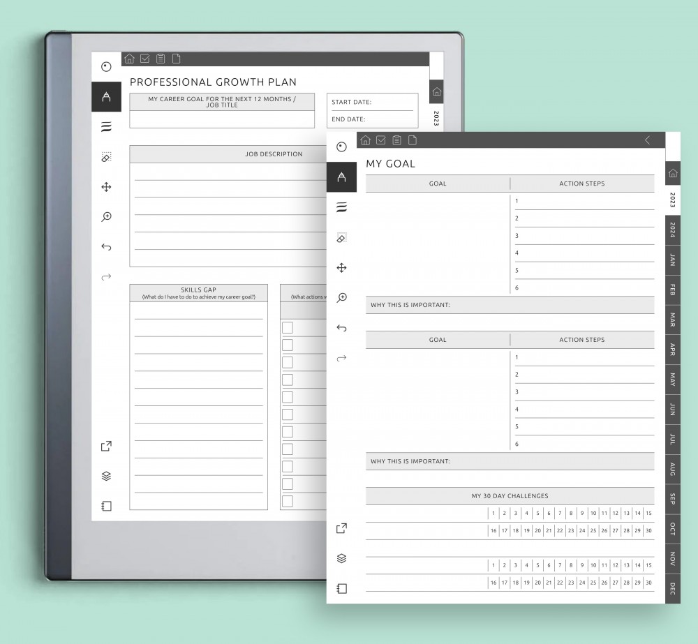 reMarkable Ultimate Planner 2024 & 2025: Get Your Planner Template PDF