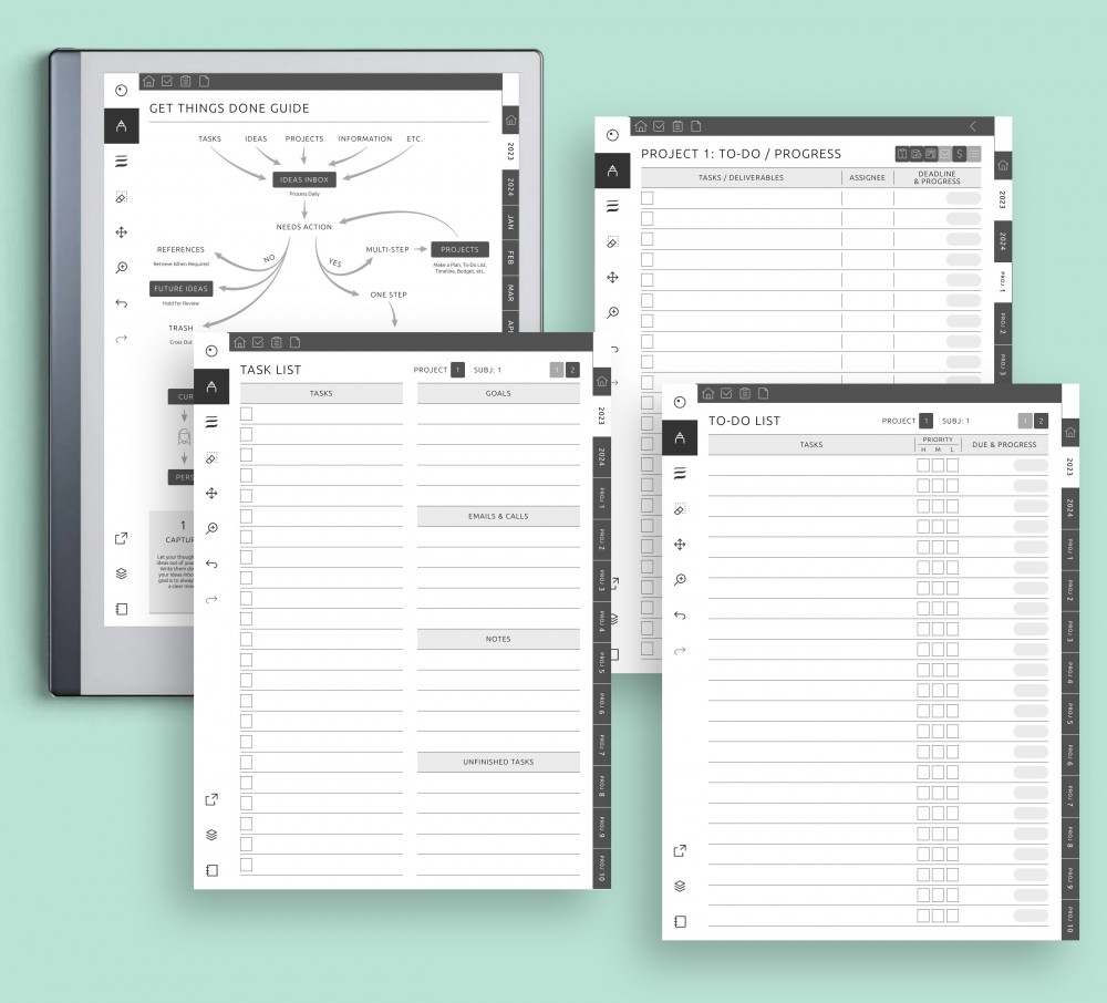 reMarkable Ultimate Planner for GoodNotes, Notability, Noteshelf