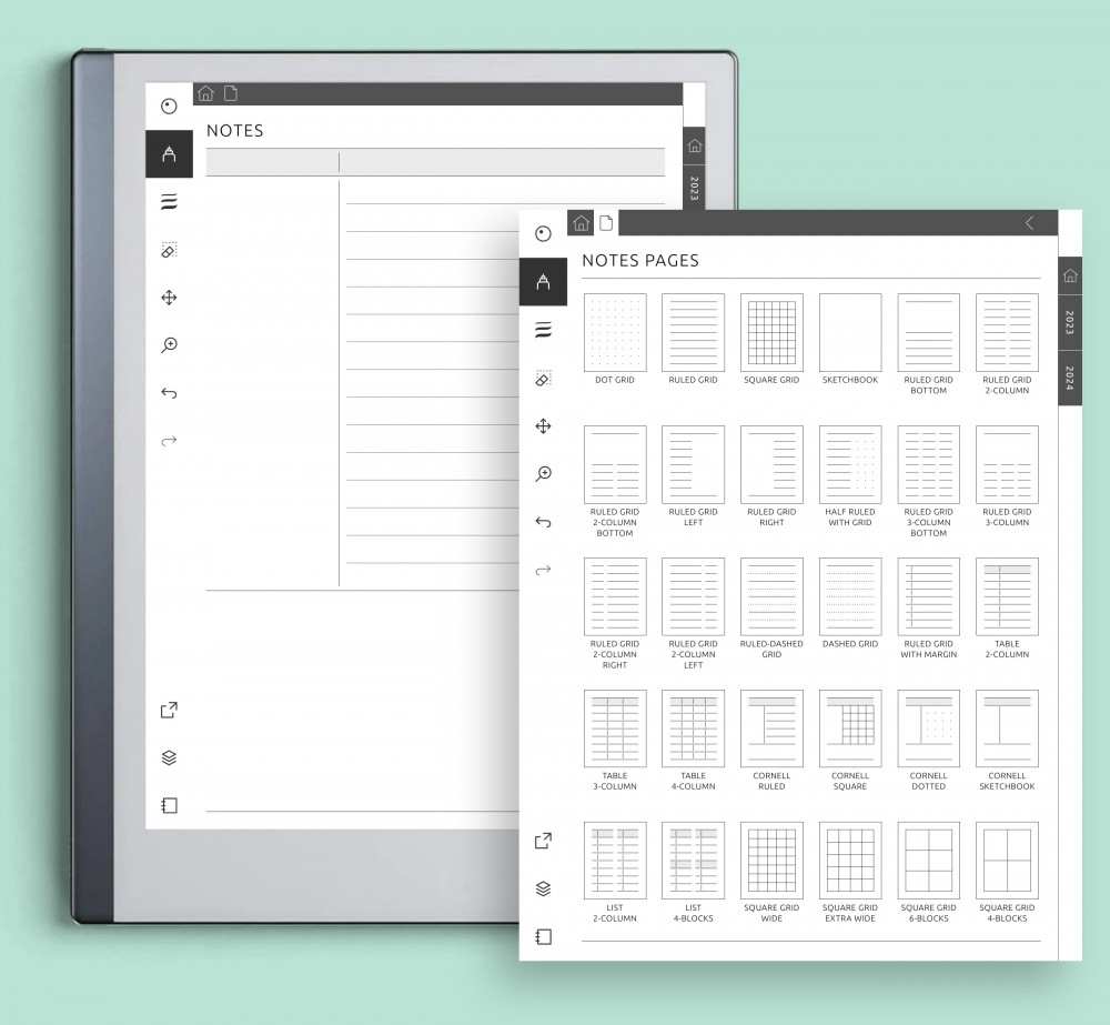 Enhance Your Note-Taking Game: Customize Your Planner to Your Liking Template for reMarkable