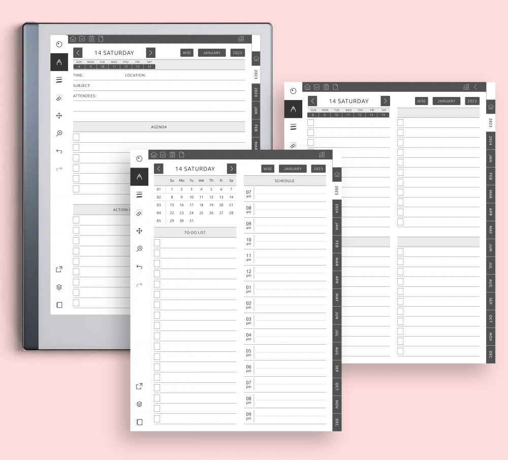 Optimize Your Daily Productivity Template for reMarkable