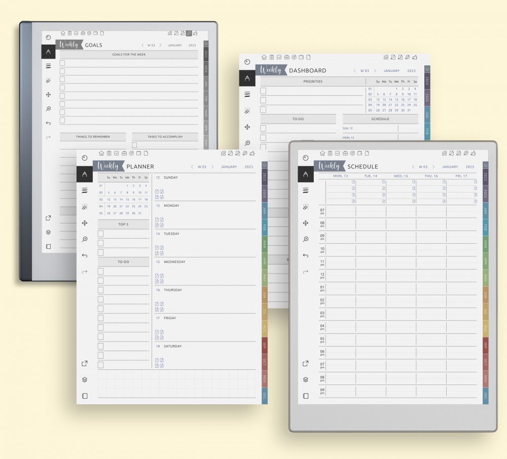 ๐
Plan Your Week with Clarity for reMarkable ๐
Plan Your Week with Clarity Template for reMarkable