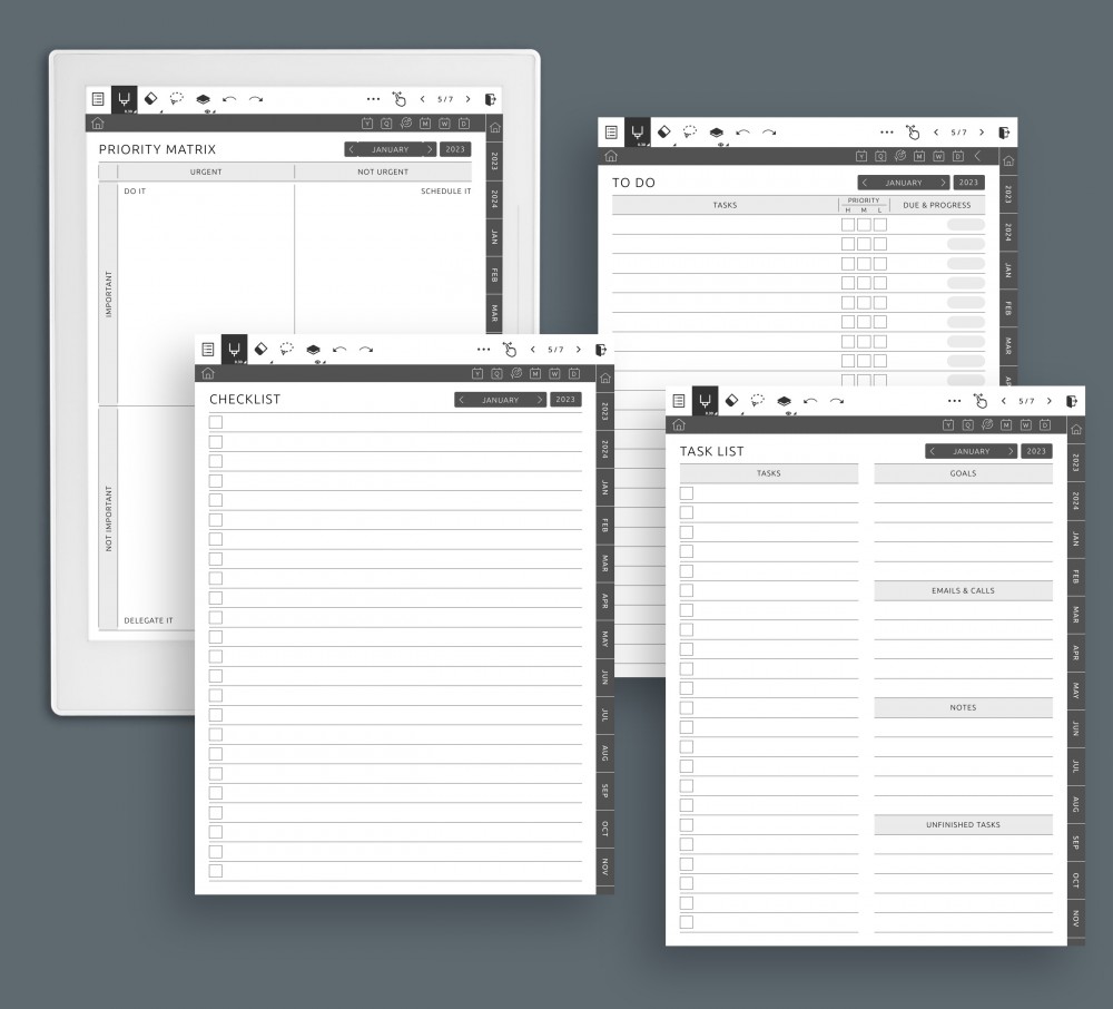 Pages for Everyday Use Template for Supernote