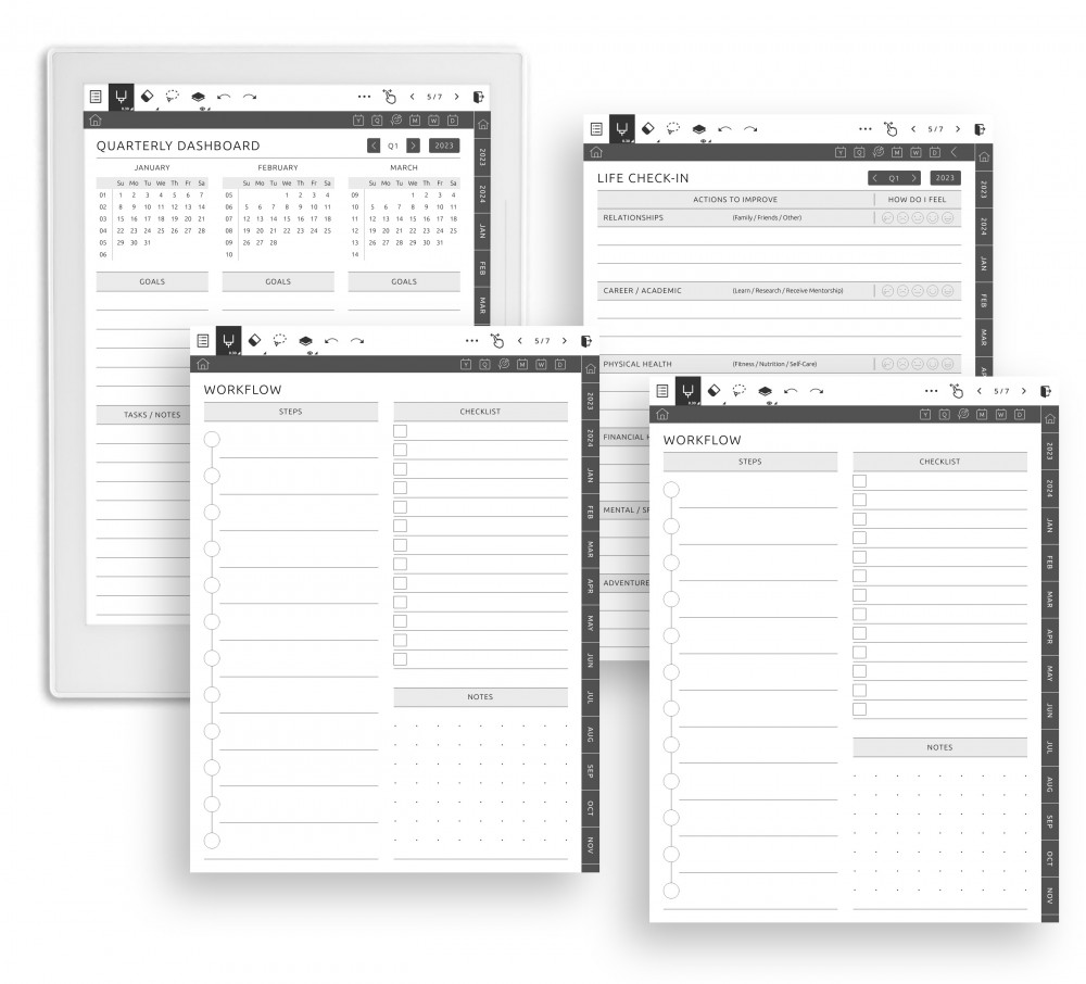 Other Useful Layouts Template for Supernote
