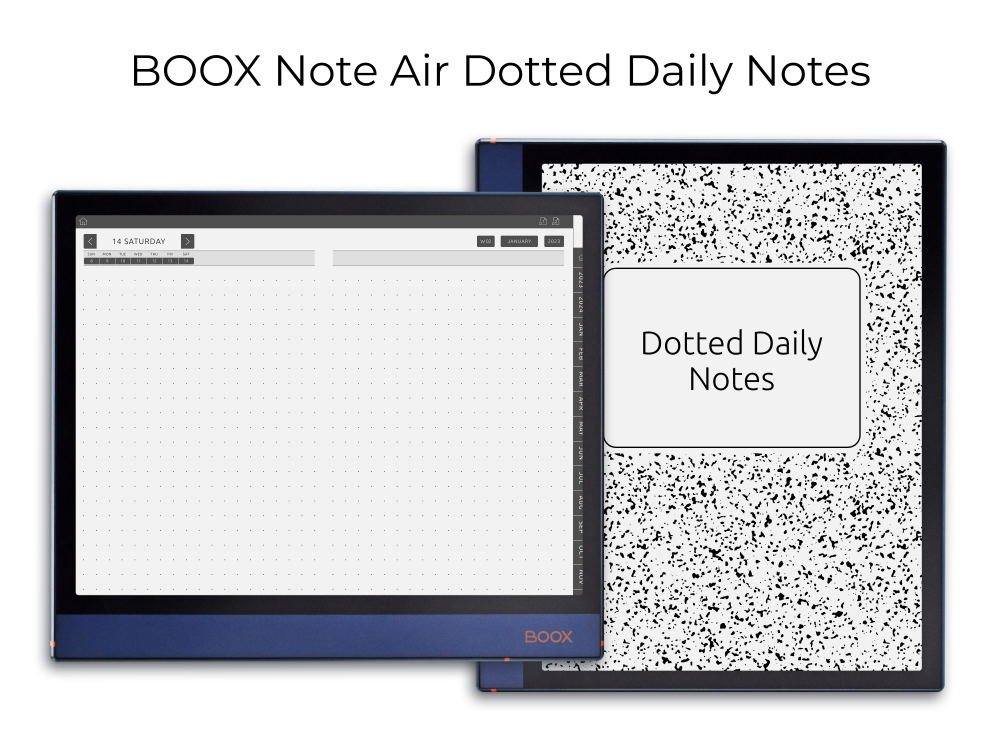 BOOX Note Dotted Daily Notes
