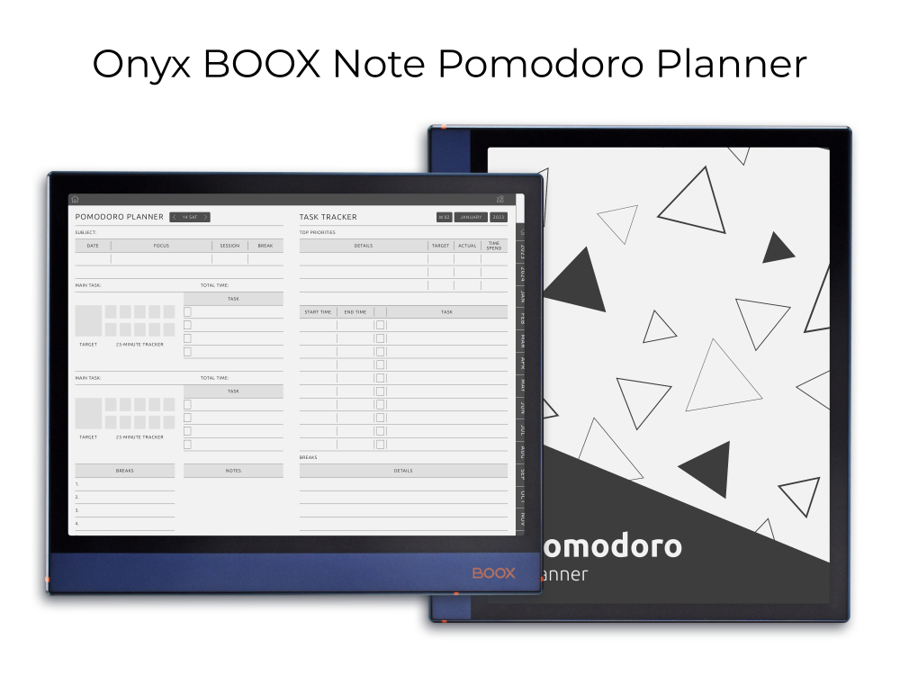 BOOX Note Pomodoro Planner  