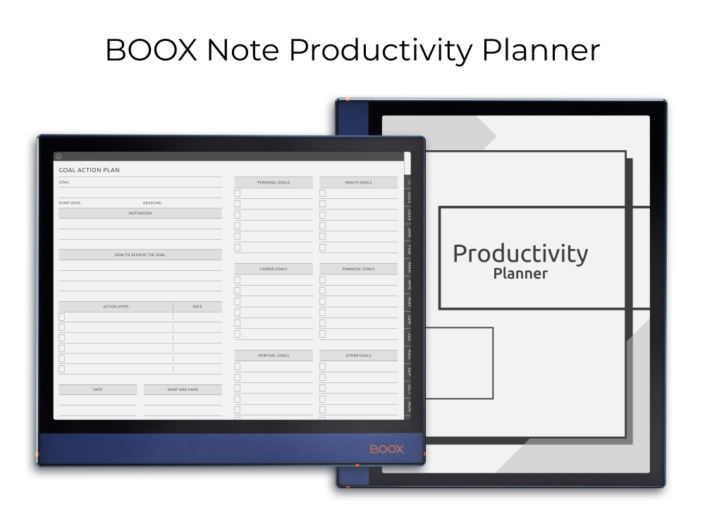 BOOX Note Productivity Planner