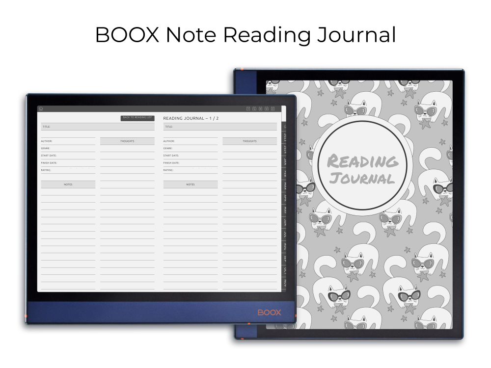 BOOX Note Reading Journal
