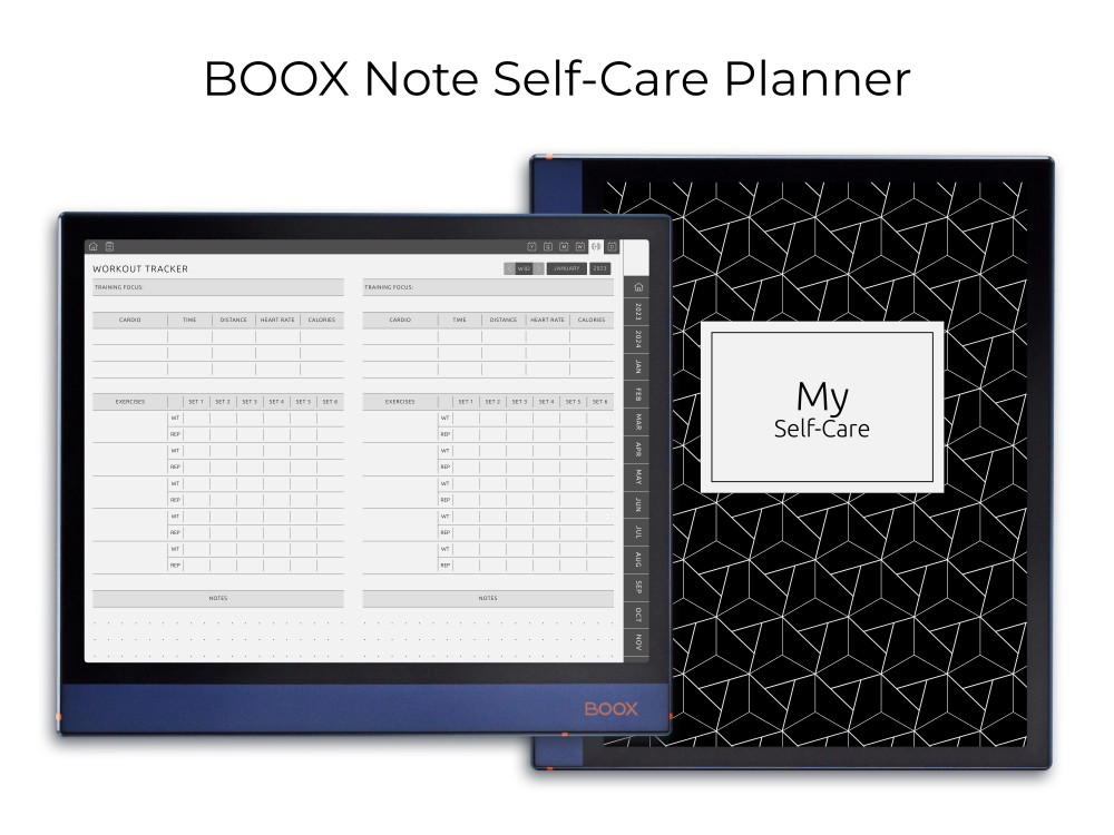BOOX Note Self-Care Planner