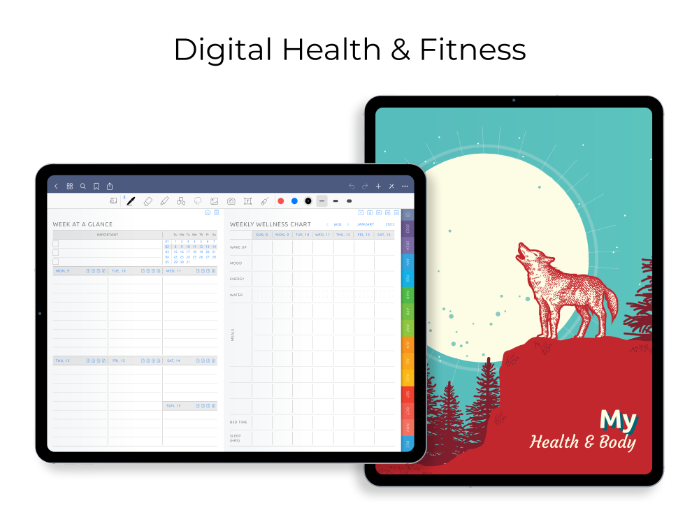 Digital Health & Fitness Planner