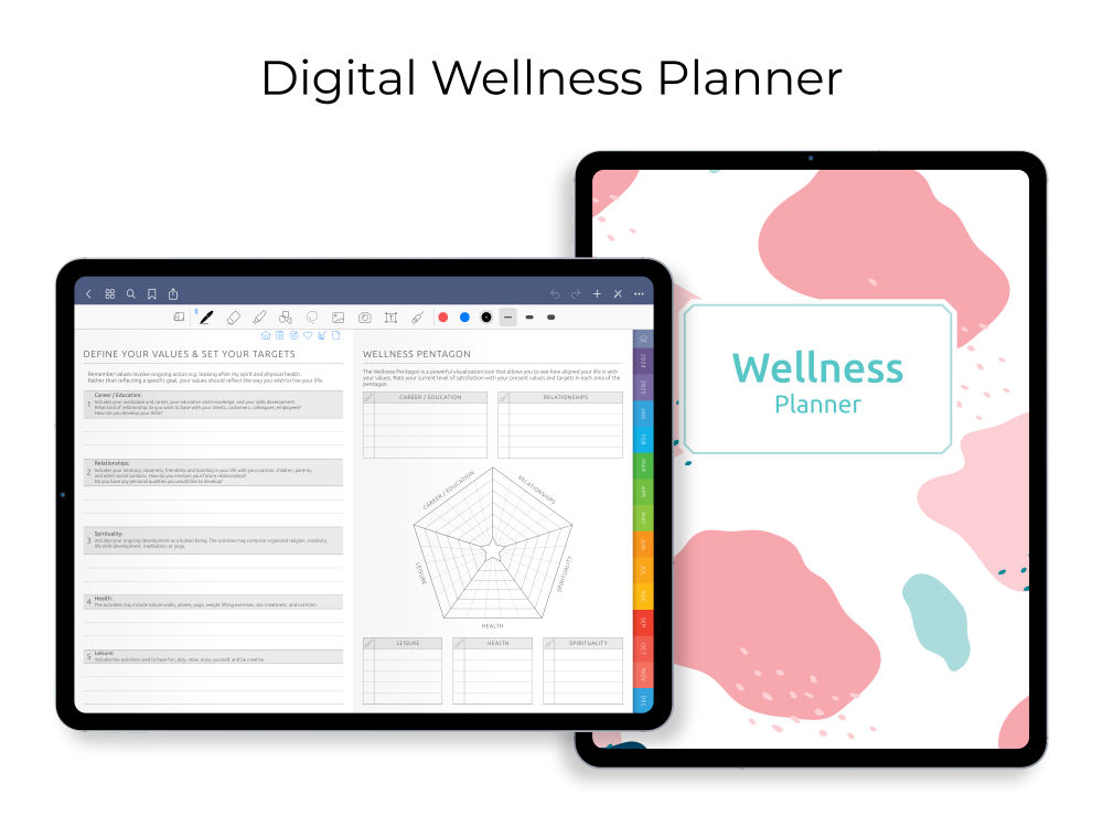 Digital Wellness Planner