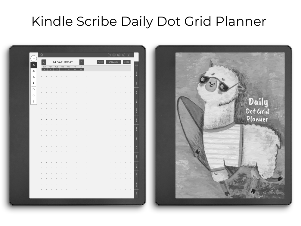 Kindle Scribe Dotted Daily Notes