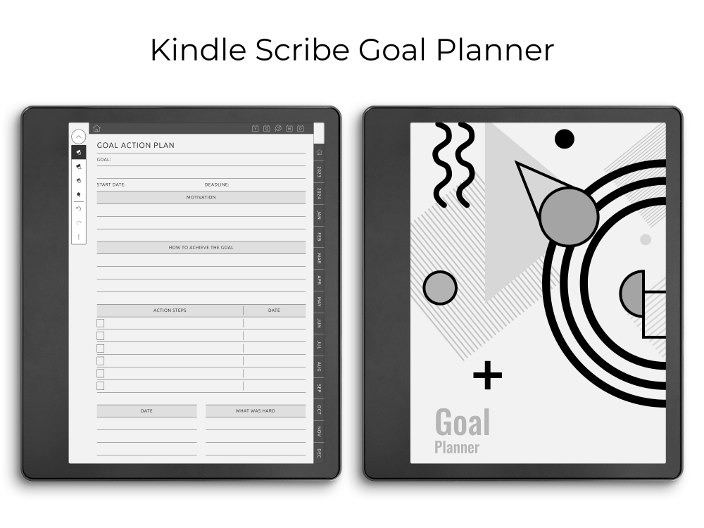 Kindle Scribe Goals Planner