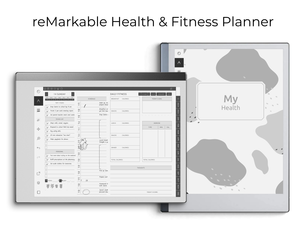 reMarkable Health & Fitness Planner