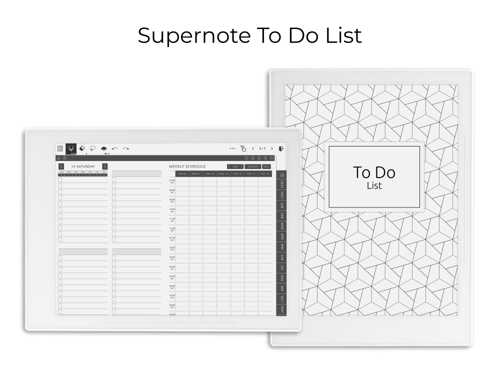 Supernote Daily To Do List