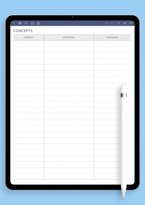 iPad & Android Concepts Template