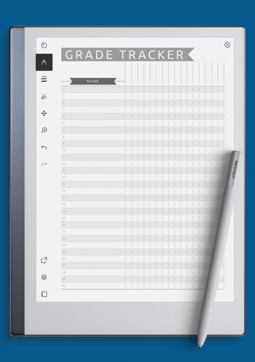 reMarkable Gradebook - Casual Style